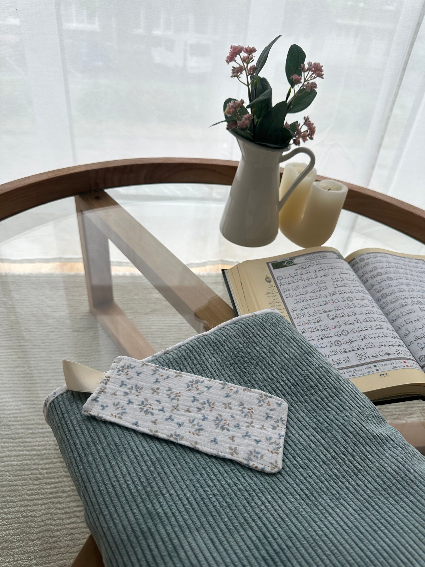 Housse de coran/ livre avec Marque page