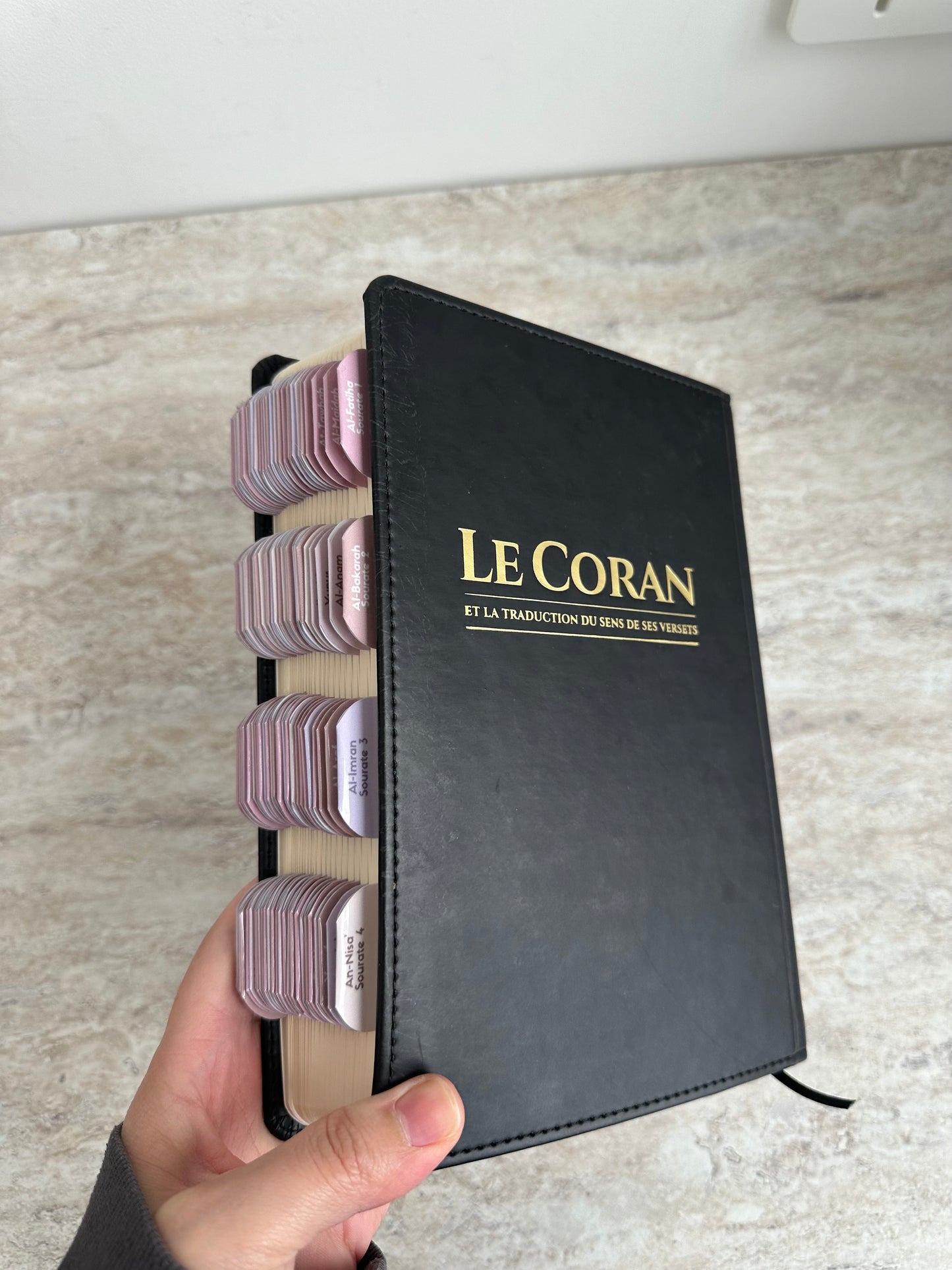 Coran Tawbah – Arabe/ Français avec onglets premium