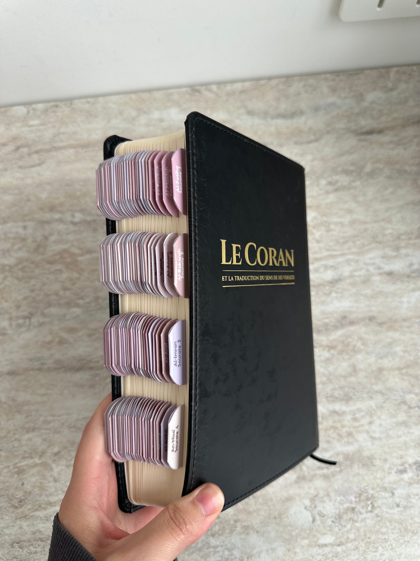 Coran Tawbah – Arabe/ Français avec onglets premium