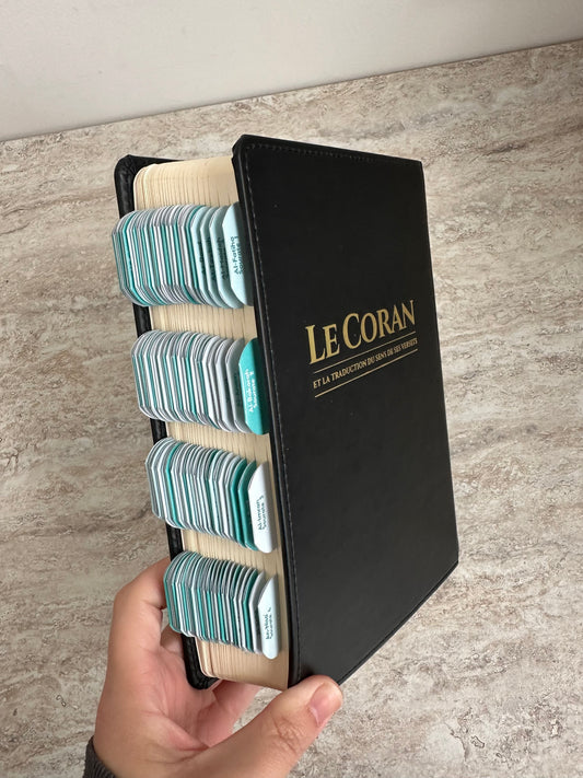 Coran Tawbah – Arabe/ Français  avec onglets premium